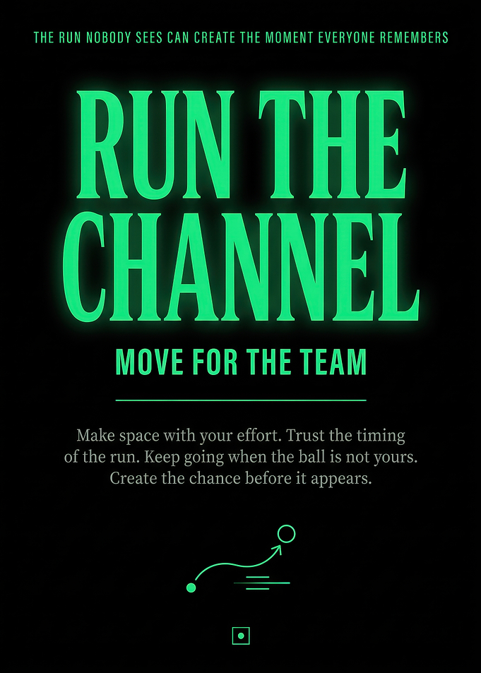 Inspirational Soccer Tactical Poster