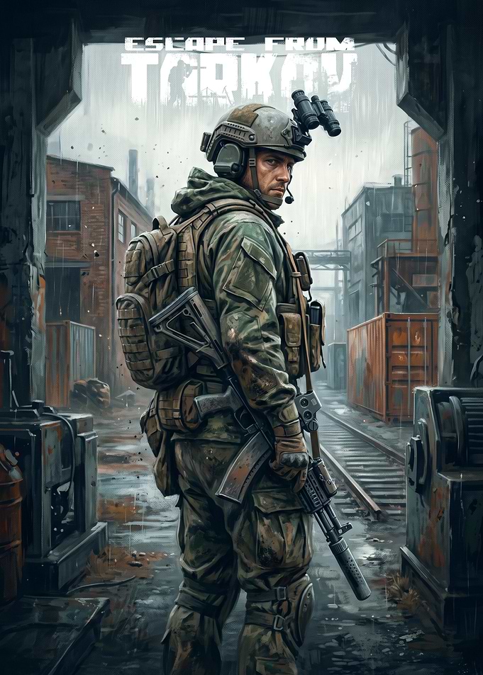 Escape From Tarkov Soldier Poster