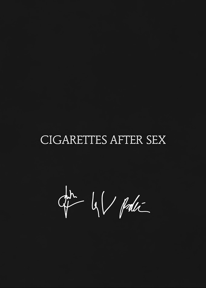 Cigarettes After Sex Minimalist Poster
