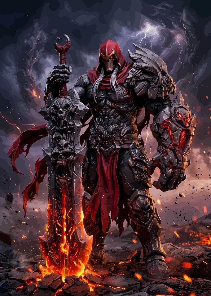 War from Darksiders with Chaoseater Sword