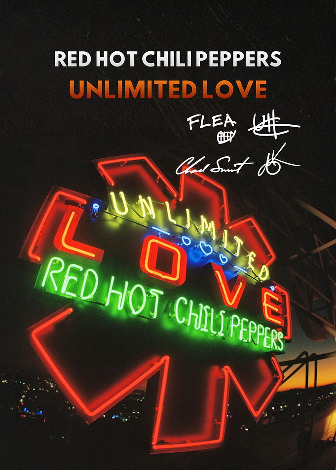 Red Hot Chili Peppers Unlimited Love Poster