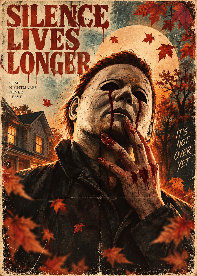Michael Myers Halloween Horror Poster