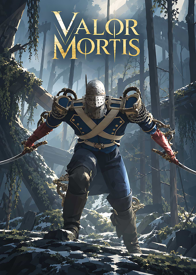 Valor Mortis Knight Fantasy Poster