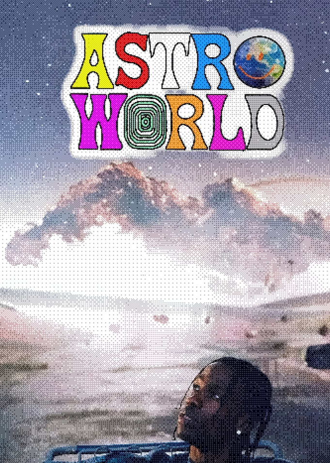 Travis Scott Astroworld Album Cover Art