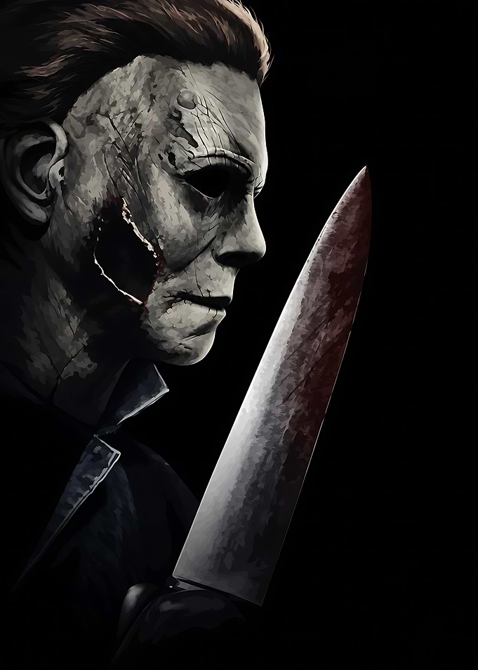 Michael Myers Halloween Horror Portrait