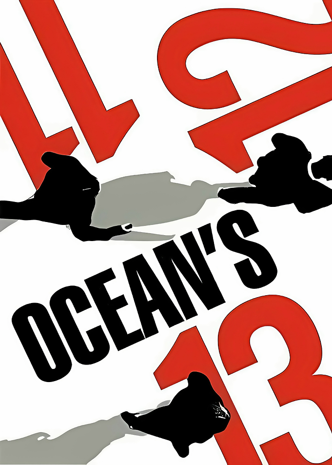 Ocean's Thirteen Minimalist Movie Poster