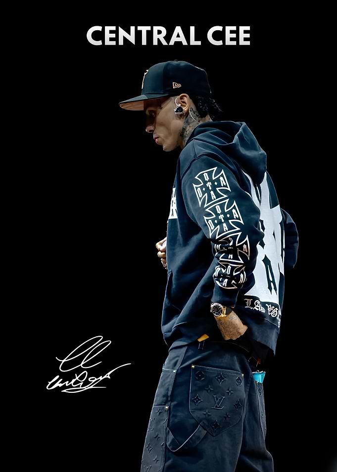 Central Cee Portrait Poster