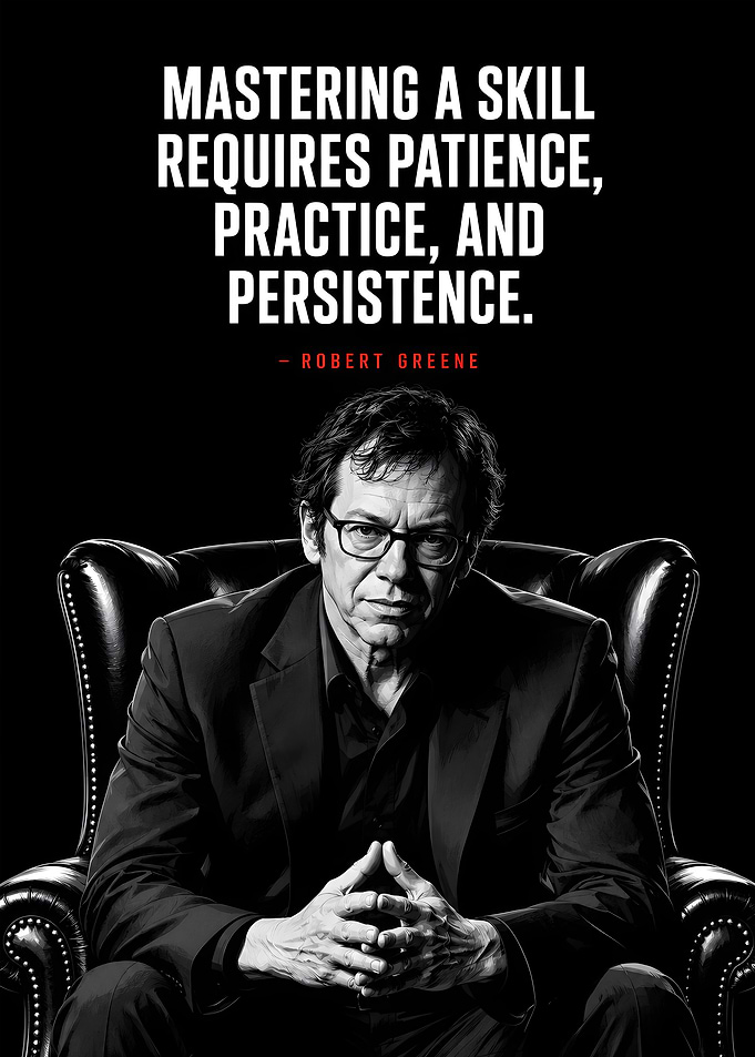Robert Greene Inspirational Quote Poster
