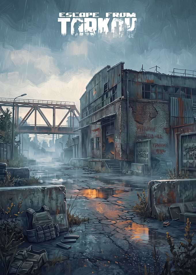 Escape From Tarkov Industrial Landscape