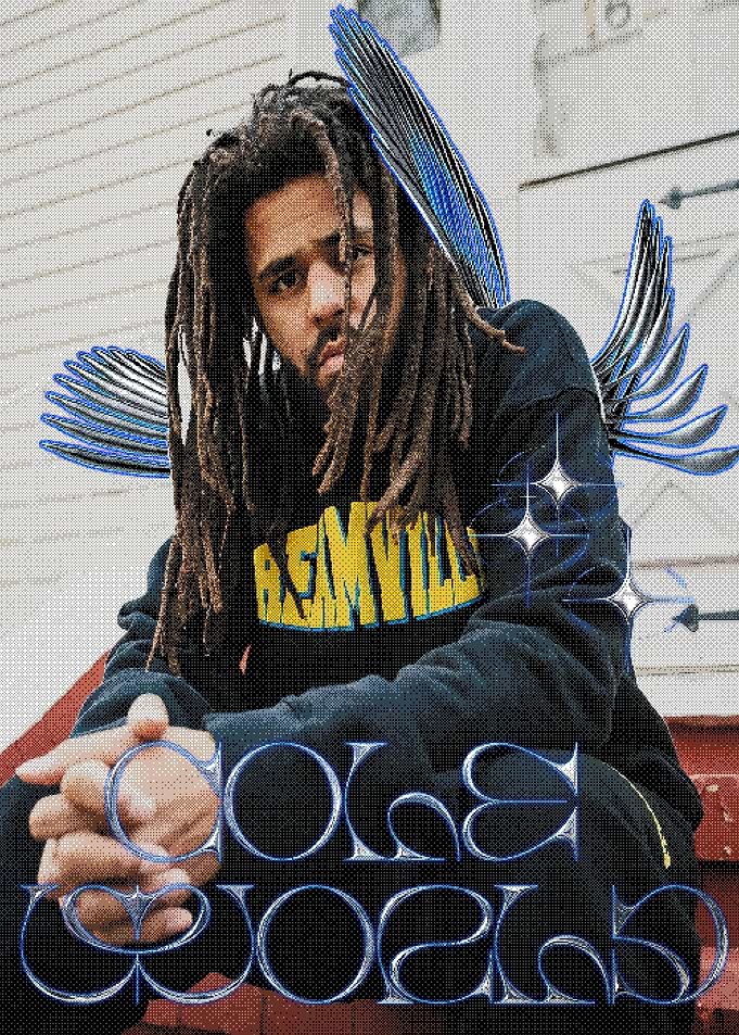 J. Cole Cole World Graphic Poster
