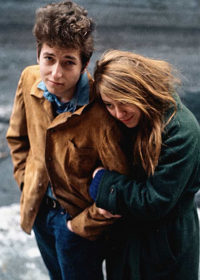 Bob Dylan and Suze Rotolo Portrait Poster