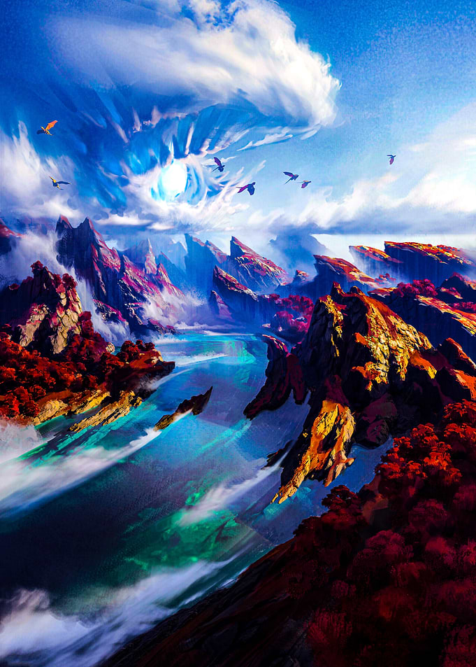 Landscape dragon