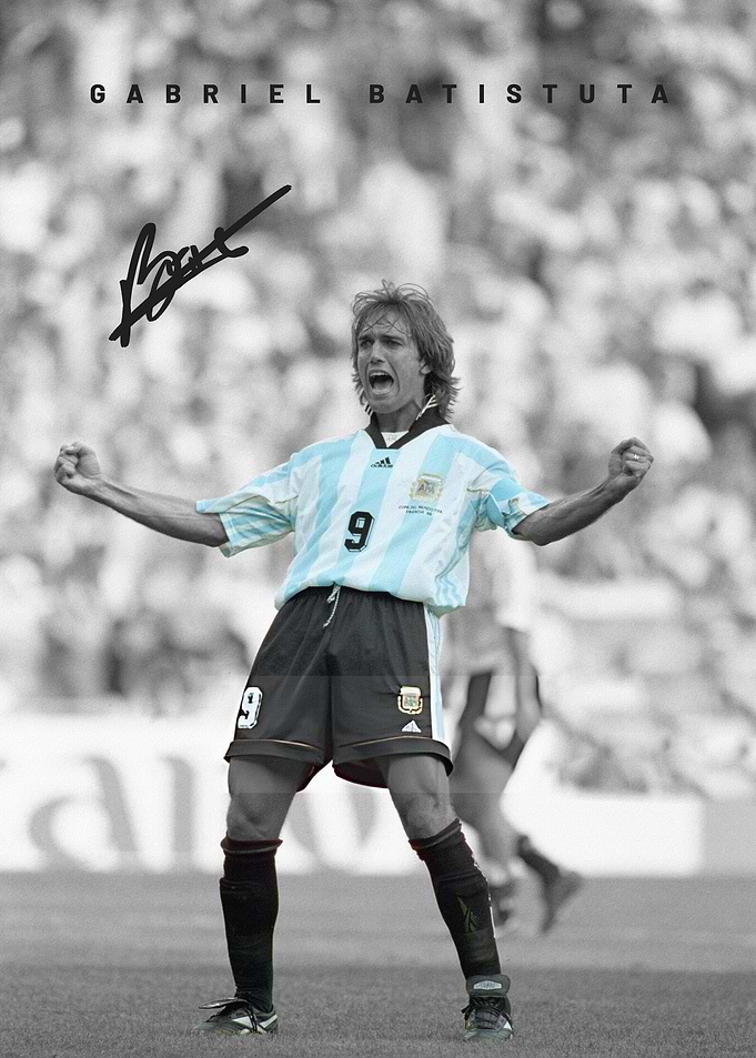 Gabriel Batistuta Poster