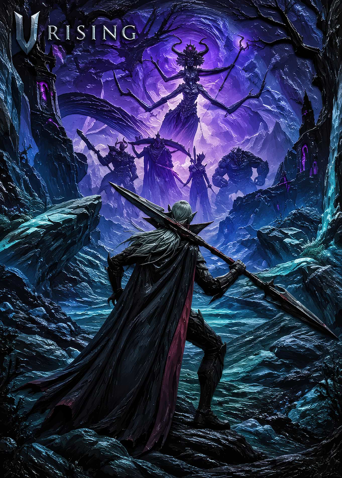 V Rising Game Key Art