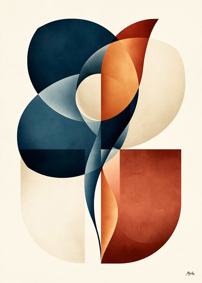 Abstract Bloom in Quiet Motion