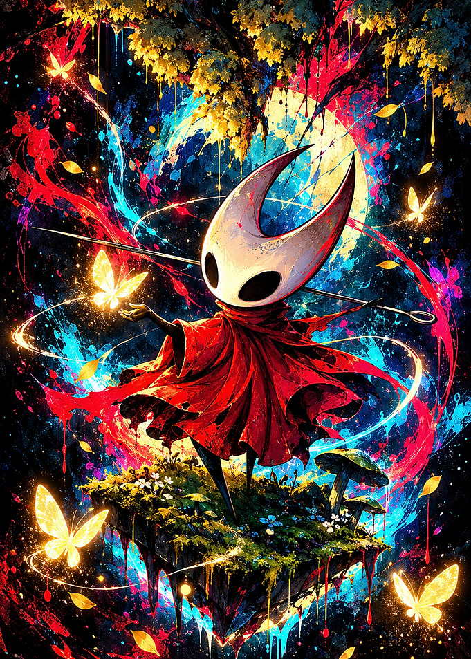 Hornet from Hollow Knight Digital Art