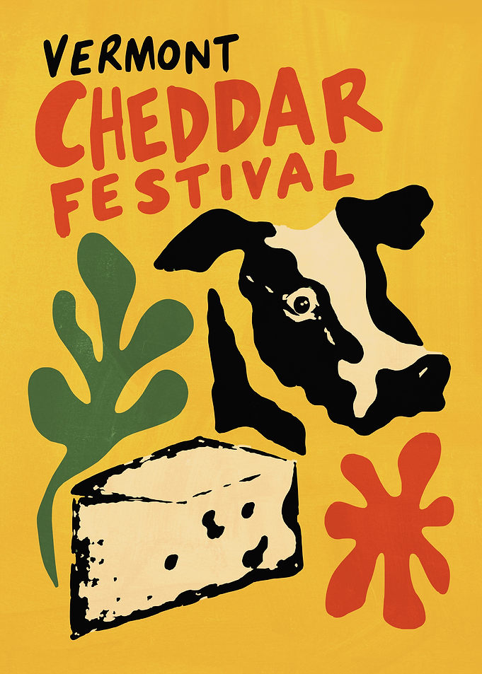 Vermont Cheddar Festival Poster