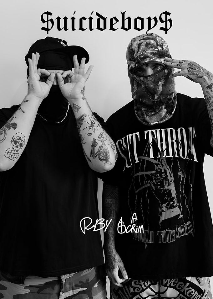 $uicideboy$ Rap Duo Portrait