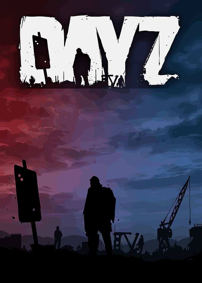 DayZ Game Poster Silhouette