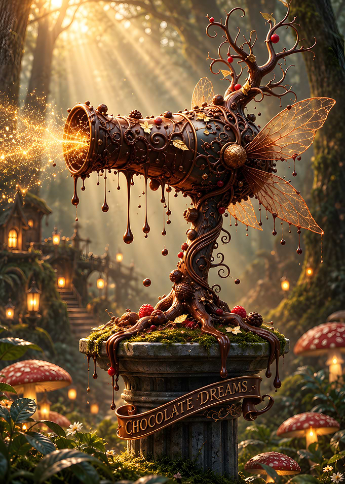 Magical Chocolate Forest Fountain