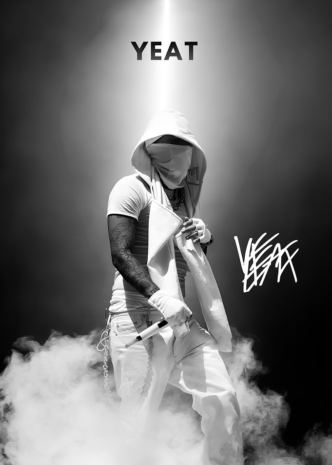 Yeat Concert Performance Poster