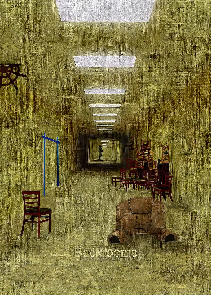 The Backrooms Liminal Space Art