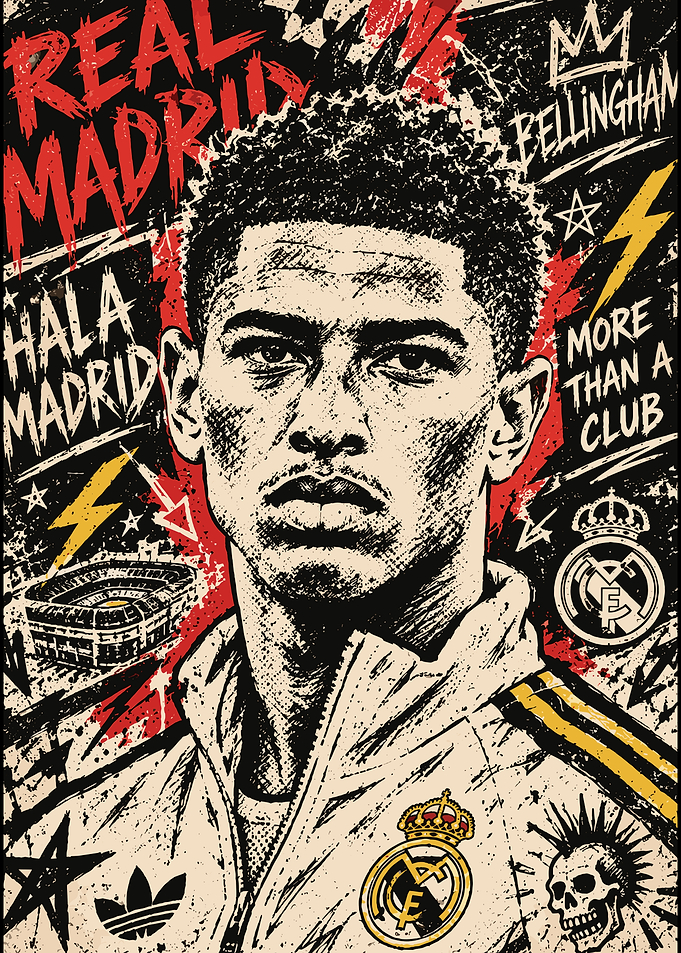Jude Bellingham Real Madrid Poster