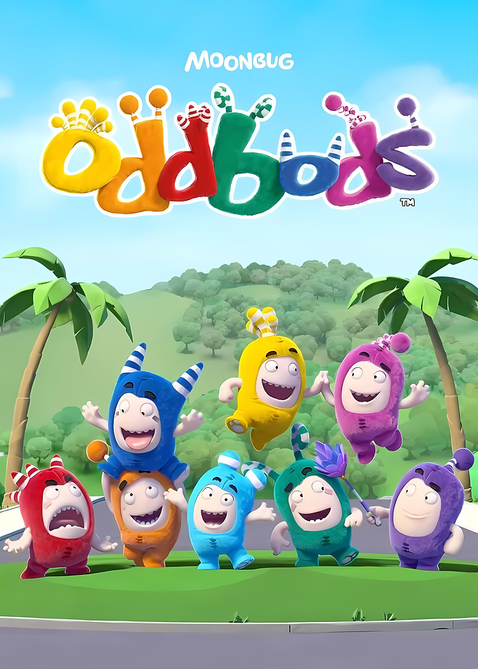 Oddbods Characters Group Poster