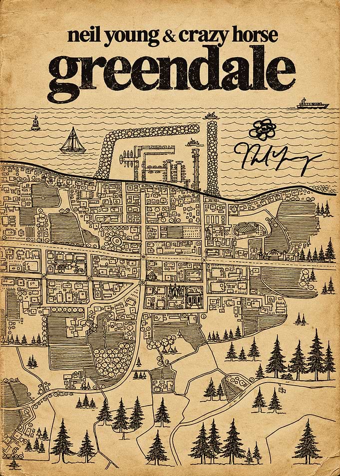 Neil Young & Crazy Horse Greendale Map