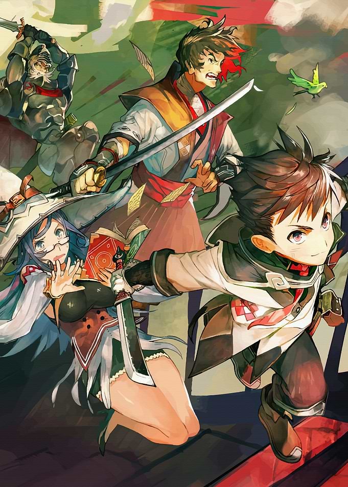 Dynamic Fantasy Adventure Party Illustration
