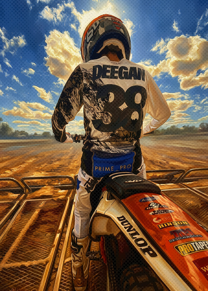 Haiden Deegan Motocross Starting Gate
