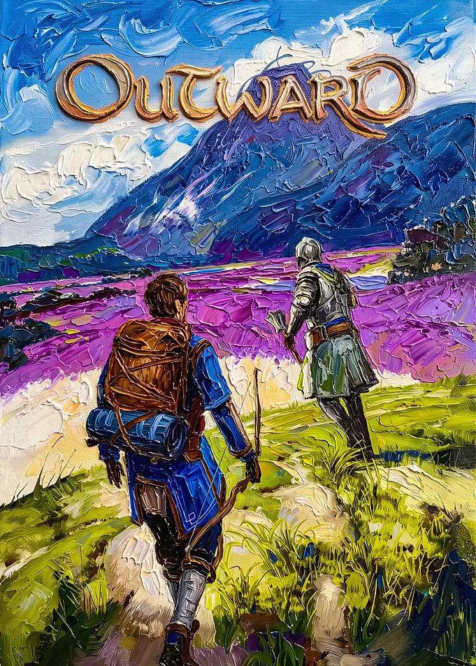 Outward Game Oil Painting Art