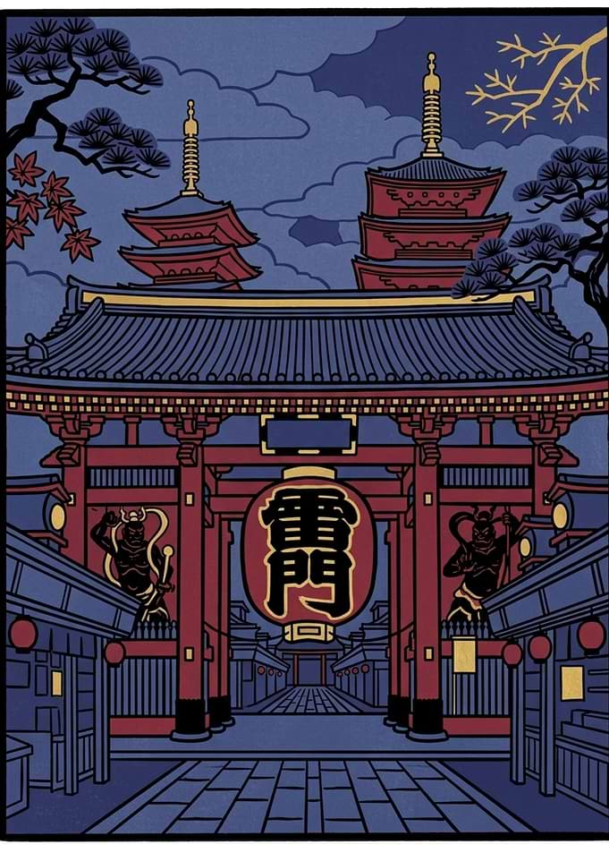 Kaminarimon Gate at Senso-ji Temple