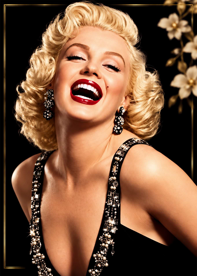 Marilyn Monroe Glamorous Portrait