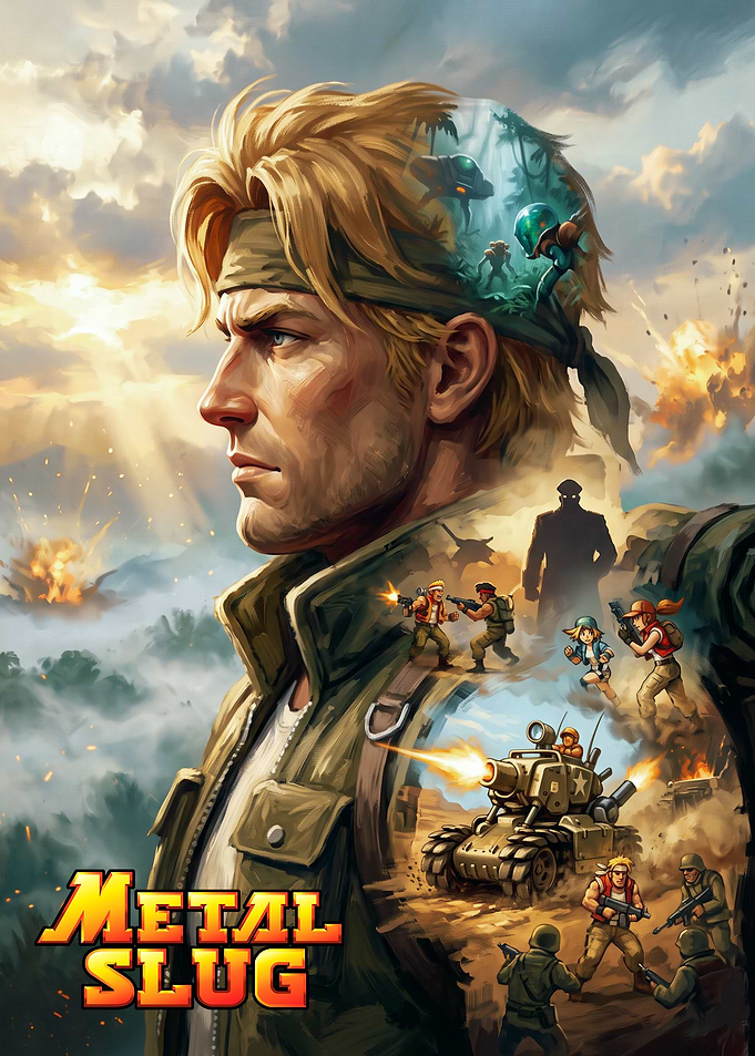 Metal Slug Game Poster Art
