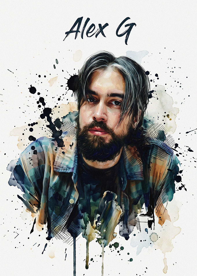 Alex G Portrait Art