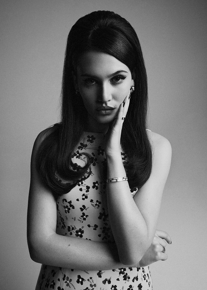 Vintage Style Portrait of Sienna Spiro