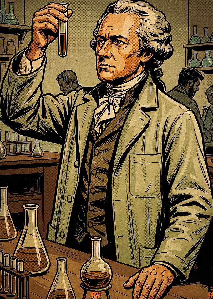 Vintage Chemist Lab Retro Art