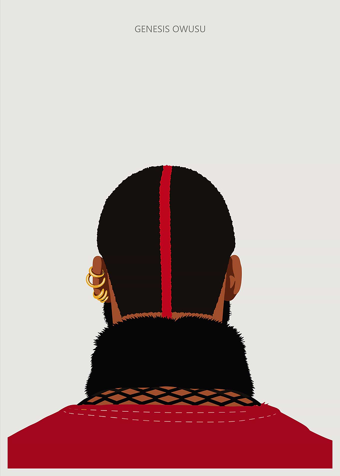 Genesis Owusu Minimalist Portrait