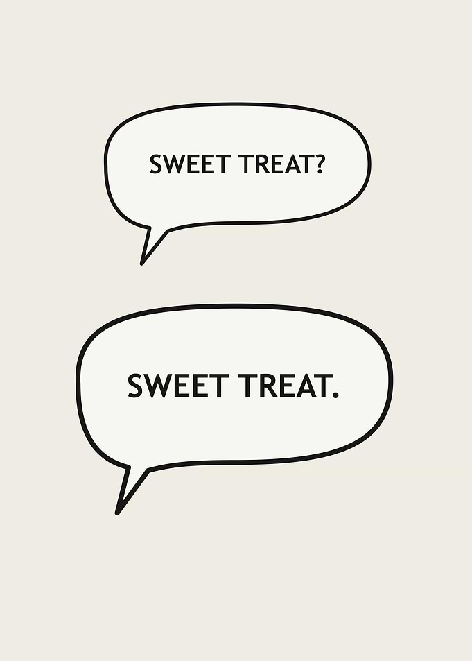 Sweet Treat Speech Bubbles