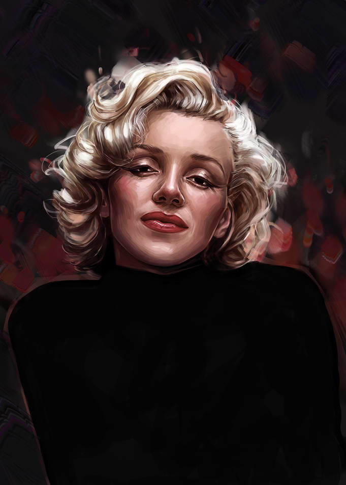 Portrait of Marilyn Monroe