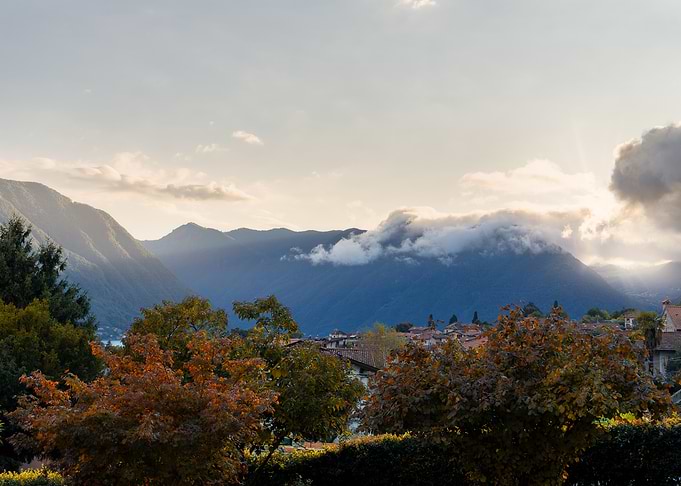 Mountain View From Villa San Fedele