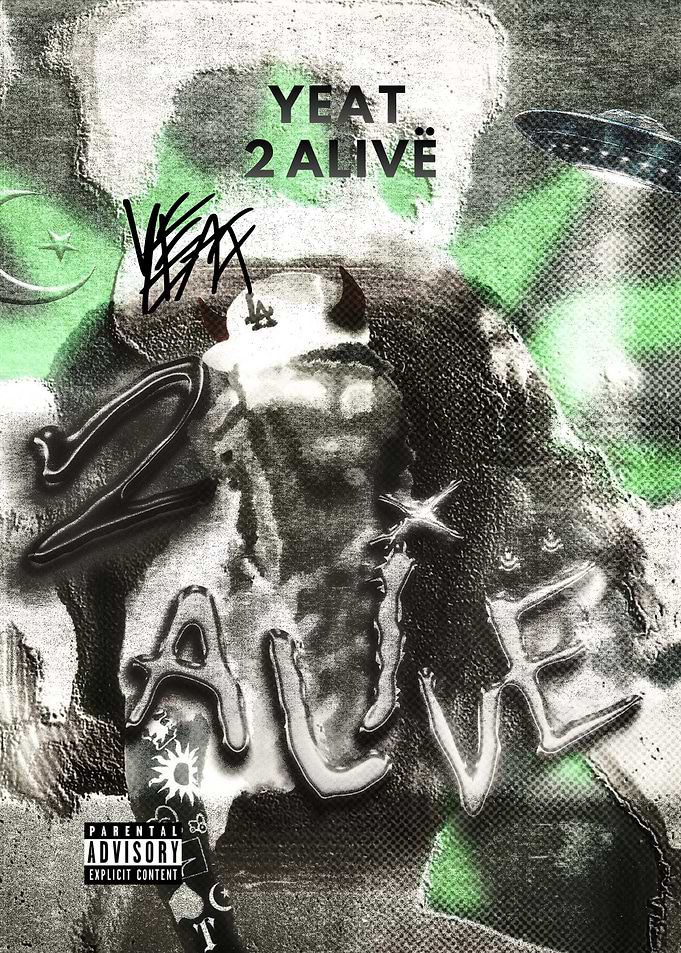 Yeat 2 Alive Album Cover Art