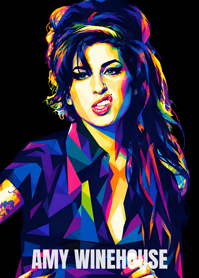 Amy Winehouse Pop Art Portrait