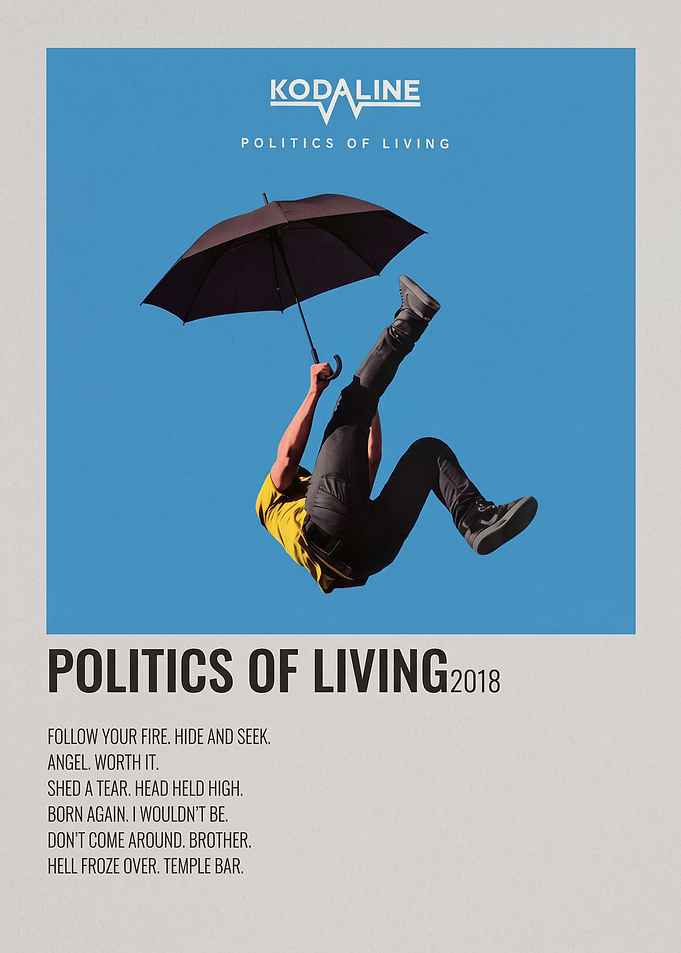 Kodaline Politics of Living Album Poster