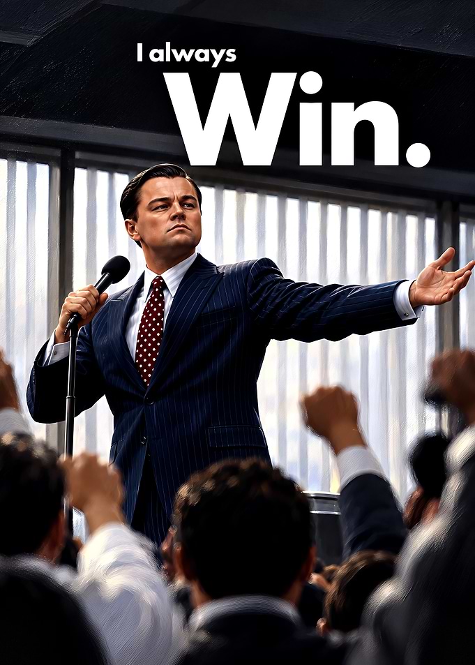 Leonardo DiCaprio The Wolf of Wall Street