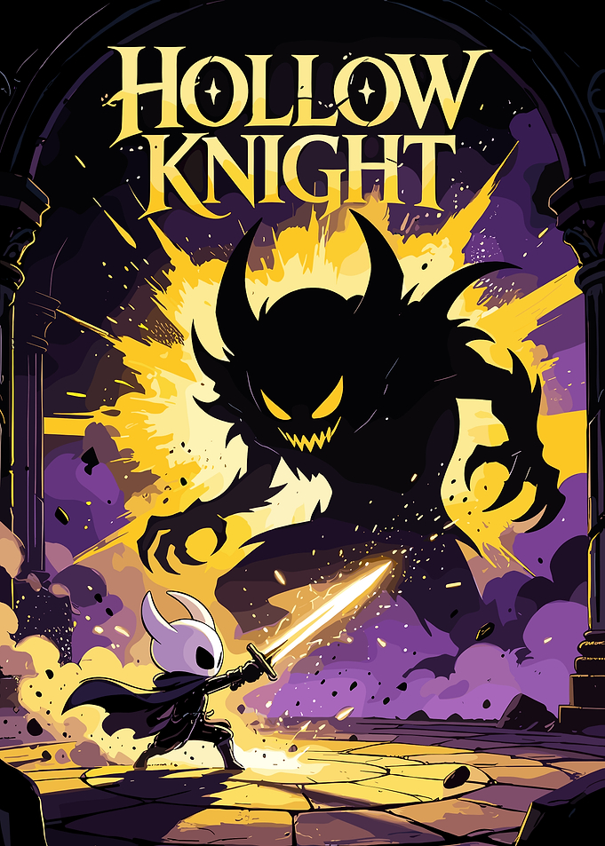 Hollow Knight Battle Poster