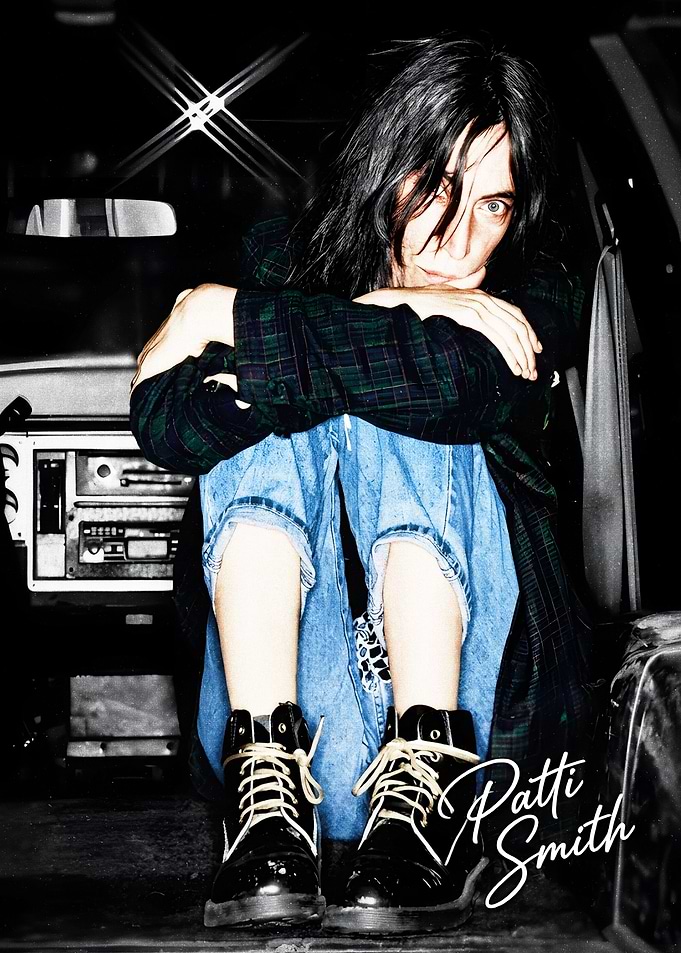 Patti Smith Portrait in Car