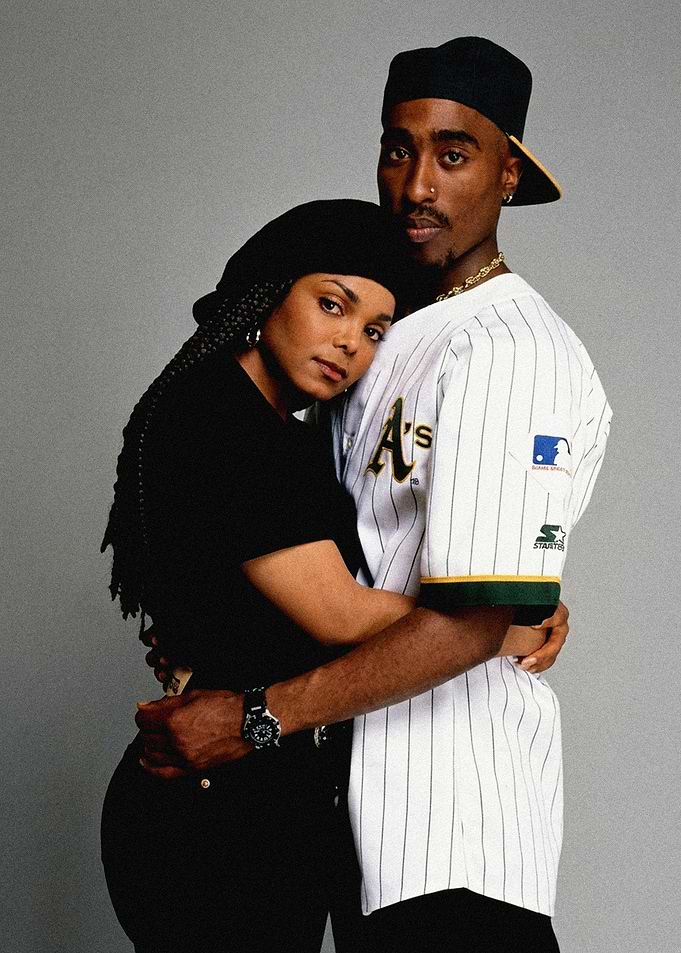 Janet Jackson and Tupac Shakur Portrait Poster