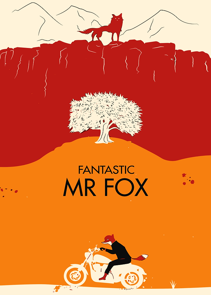 Fantastic Mr. Fox Minimalist Movie Poster
